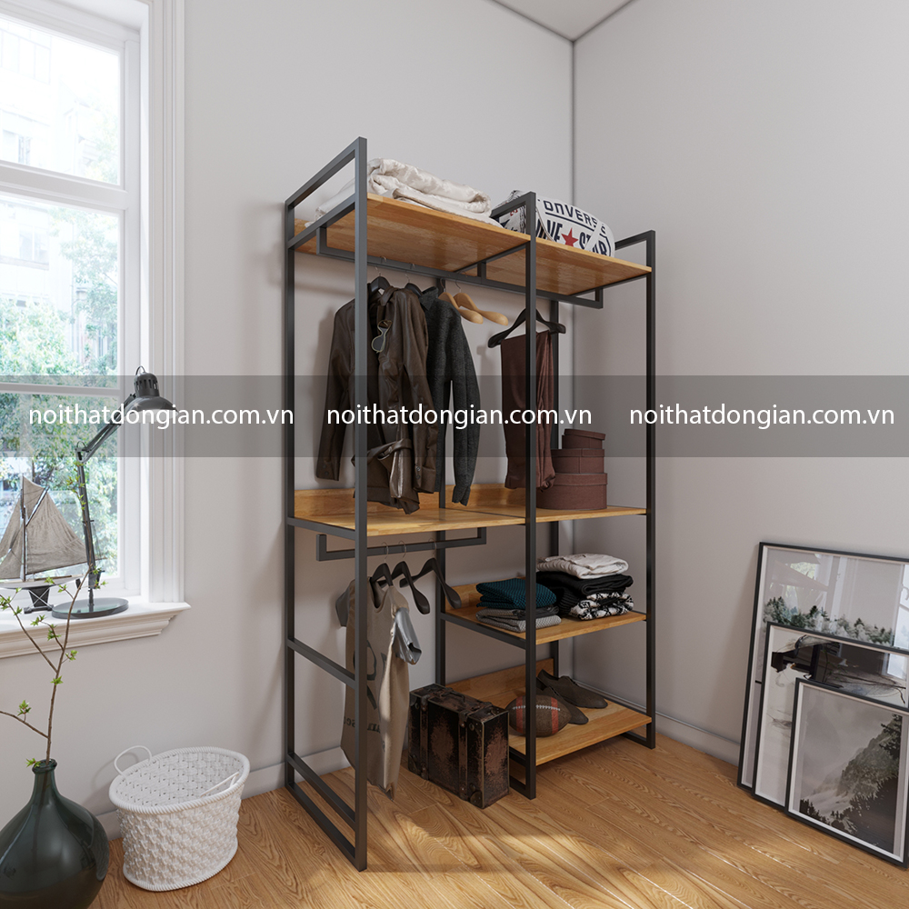 Những Mẫu Kệ Quần Áo Đơn Giản Thay Thế Cho Các Tủ Quần Áo Kiểu Cũ