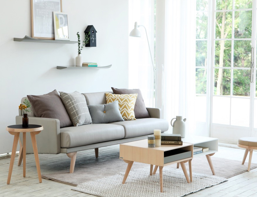 Mẫu bàn ghế gỗ phòng khách đơn giản