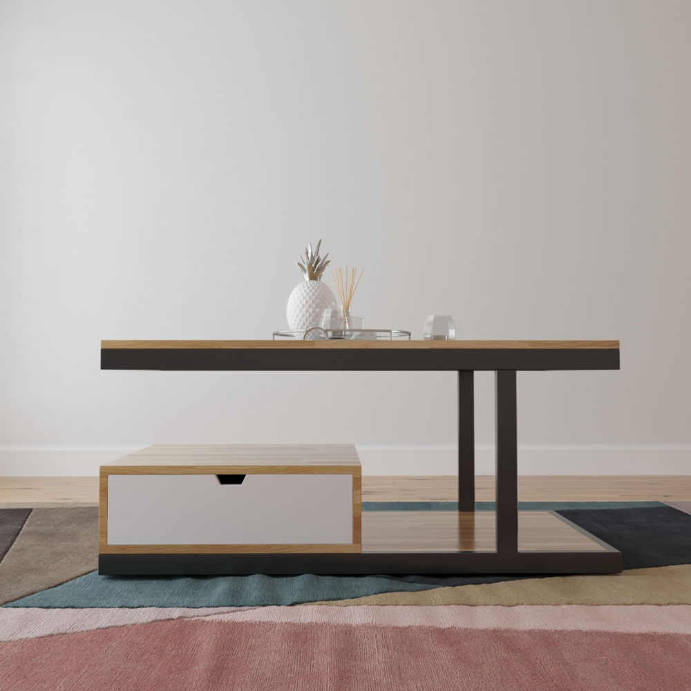 Set 2 bàn sofa gỗ cao su MOHO MILAN 601 - sản phẩm tinh tế và đẳng cấp của năm