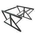 SFKC120 - Chân bàn cụm 2 chỗ sắt 25x50 lắp ráp chữ K