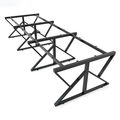 SFKC123 - Chân bàn cụm 6 chỗ sắt 25x50 lắp ráp chữ K