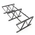 SFMC122 - Chân bàn cụm 4 chỗ sắt 25x50 lắp ráp chữ M