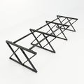 SFXC123 - Chân bàn cụm 6 chỗ sắt 25x50 lắp ráp chữ X