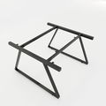 SFTV120 - Chân bàn cụm 2 chỗ sắt 25x50 lắp ráp hình thang vuông