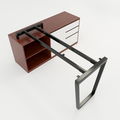 SFTC106 - Chân bàn giám đốc gác tủ sắt hộp lắp ráp hình thang cân
