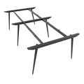 SFCN122 - Chân bàn cụm 4 chỗ sắt Côn lắp ráp