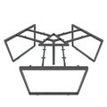 SFTC121 - Chân bàn cụm 3 chỗ sắt 25x50 lắp ráp hình thang cân
