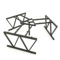 SFVC121 - Chân bàn cụm 3 chỗ sắt 25x50 lắp ráp chữ V