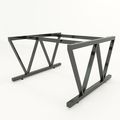 SFVC120 - Chân bàn cụm 2 chỗ sắt 25x50 lắp ráp chữ V