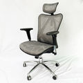Ghế Ergonomic văn phòng màu xám