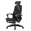 Ghế Gaming Ergonomic màu đen cam cao cấp