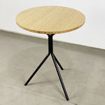 SFBCF036 - Bàn cafe gỗ TRE tròn 60cm chân chãng 3