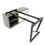 SFKC106 - Chân bàn giám đốc gác tủ sắt hộp lắp ráp chữ K