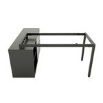 SFUC106 - Chân bàn giám đốc gác tủ sắt hộp lắp ráp chữ U