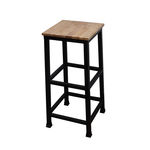 SFBR006- Ghế Bar khung sắt gỗ đơn giản không lưng