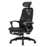 Ghế Gaming Ergonomic màu đen cam cao cấp