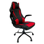 Ghế Gaming RC66 màu đen đỏ tay lật