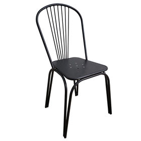 GCF005 - Ghế Cafe ghế ăn sắt sơn tĩnh điện có lưng tựa