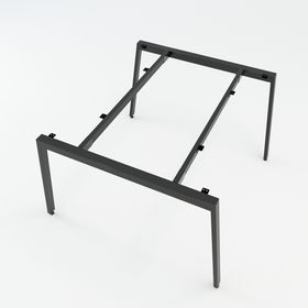 SFAT120 - Chân bàn cụm 2 chỗ sắt 25x50 lắp ráp chữ A mẫu 2