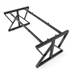 SFKC103 - Chân bàn họp nhỏ sắt 25x50 lắp ráp chữ K
