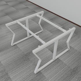 SFMC120 - Chân bàn cụm 2 chỗ sắt 25x50 lắp ráp chữ M