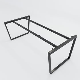 SFTC103 - Chân bàn họp nhỏ sắt 25x50 lắp ráp hình thang cân