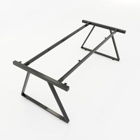 SFTV103 - Chân bàn họp nhỏ sắt 25x50 lắp ráp hình thang vuông