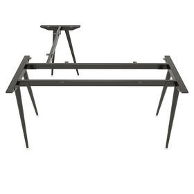 SFCN105 - Chân bàn làm việc góc L sắt ống Côn lắp ráp