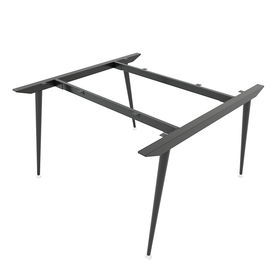 SFCN120 - Chân bàn cụm 2 chỗ sắt hộp lắp ráp chữ U