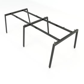 SFAT122 - Chân bàn cụm 4 chỗ sắt 25x50 lắp ráp chữ A mẫu 2