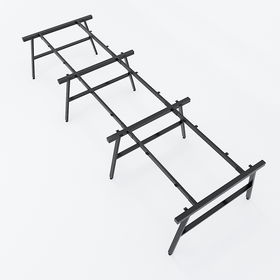 SFAC123 - Chân bàn cụm 6 chỗ sắt 25x50 lắp ráp chữ A