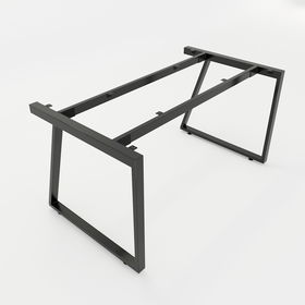 SFTV102 - Chân bàn giám đốc sắt 25x50 lắp ráp hình thang vuông
