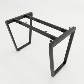 SFTC101 - Chân bàn đơn giản sắt 25x50 lắp ráp hình thang cân
