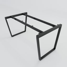 SFTC102 - Chân bàn giám đốc sắt 25x50 lắp ráp hình thang cân