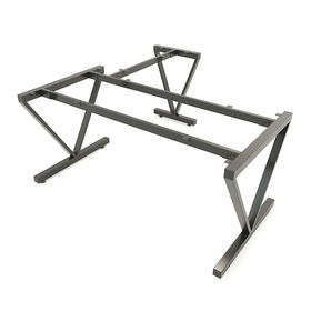 SFMC105 - Chân bàn góc L sắt hộp lắp ráp chữ M