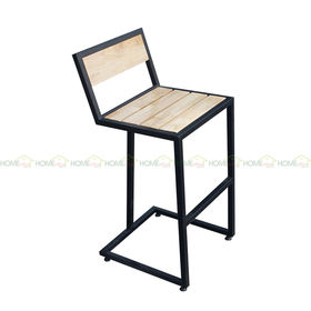 SFBR005- Ghế Bar khung sắt có tựa lưng
