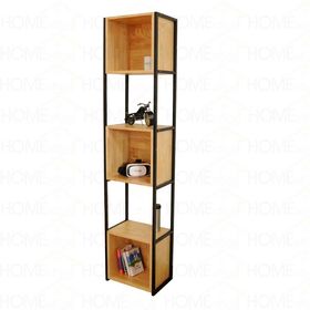 Kệ trang trí phòng khách khung sắt ô vuông - SFKS028