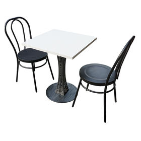CBCF010 - Bộ bàn cafe chân sắt hoa văn và ghế sắt