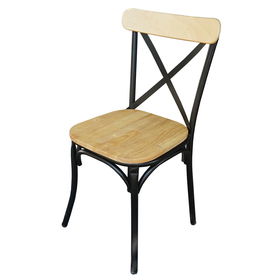 GBC033 - Ghế cafe lưng tựa bằng sắt sơn tĩnh điện