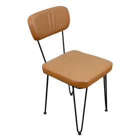 GCF028 - Ghế nệm chân sắt Lap kiểu Hairpin