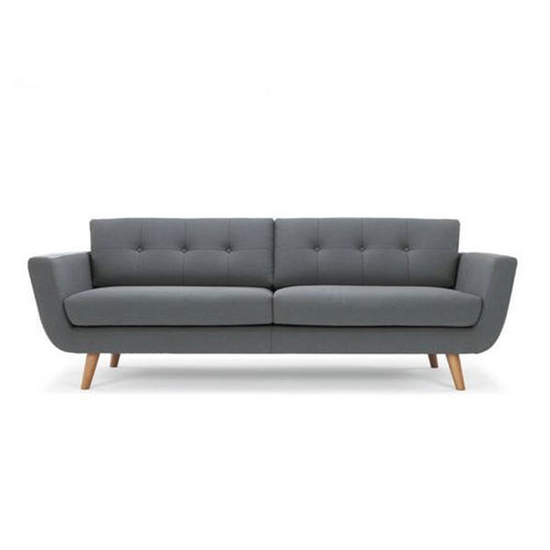 SF38002- Sofa băng đơn giản nệm vải cao cấp nâu đen