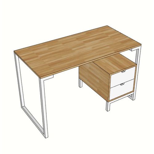 bàn làm việc gỗ cao su