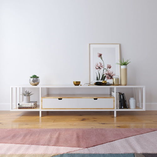 Kệ tivi khung sắt để phòng khách -SFKTV002