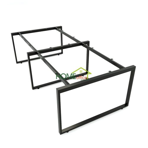 Chân bàn cụm 4 người chân sắt lắp ráp