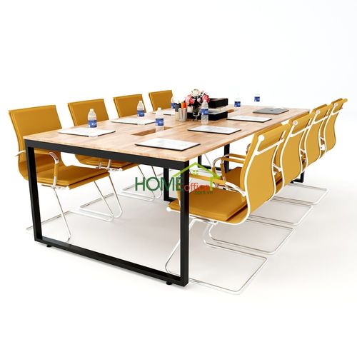 SFCBH01 - Bàn hộp gỗ cao su chân lắp ráp