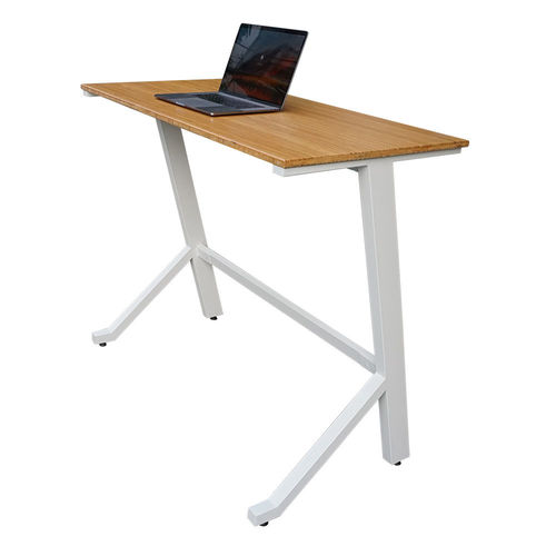 SFBD003- Bàn làm việc đứng gỗ TRE ÉP chân sắt chữ Y cao 105cm