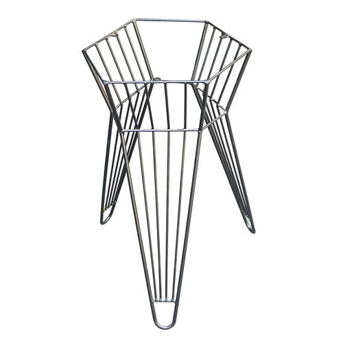 SFMT005 - Bàn cafe gỗ me tây VUÔNG 60cm dày 5cm chân sắt
