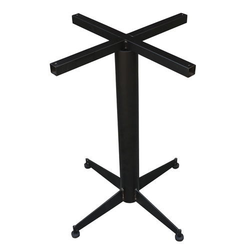 SFMT007 - Bàn cafe gỗ me tây VUÔNG 60cm dày 5cm chân sắt đơn giản