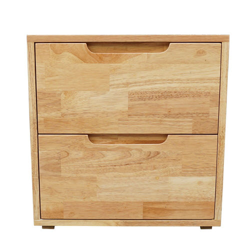 SFTDG006- Tủ đầu giường 2 hộc kéo gỗ cao su 50x40x50cm