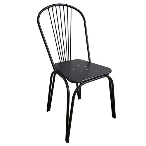 GCF005 - Ghế Cafe ghế ăn sắt sơn tĩnh điện có lưng tựa
